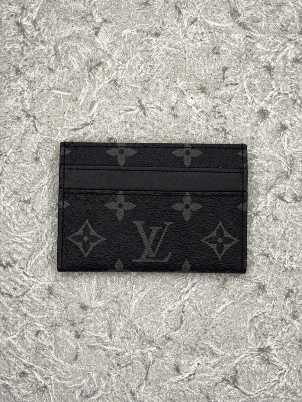 Louis Vuitton LV Black Monogram Eclipse Card Holder